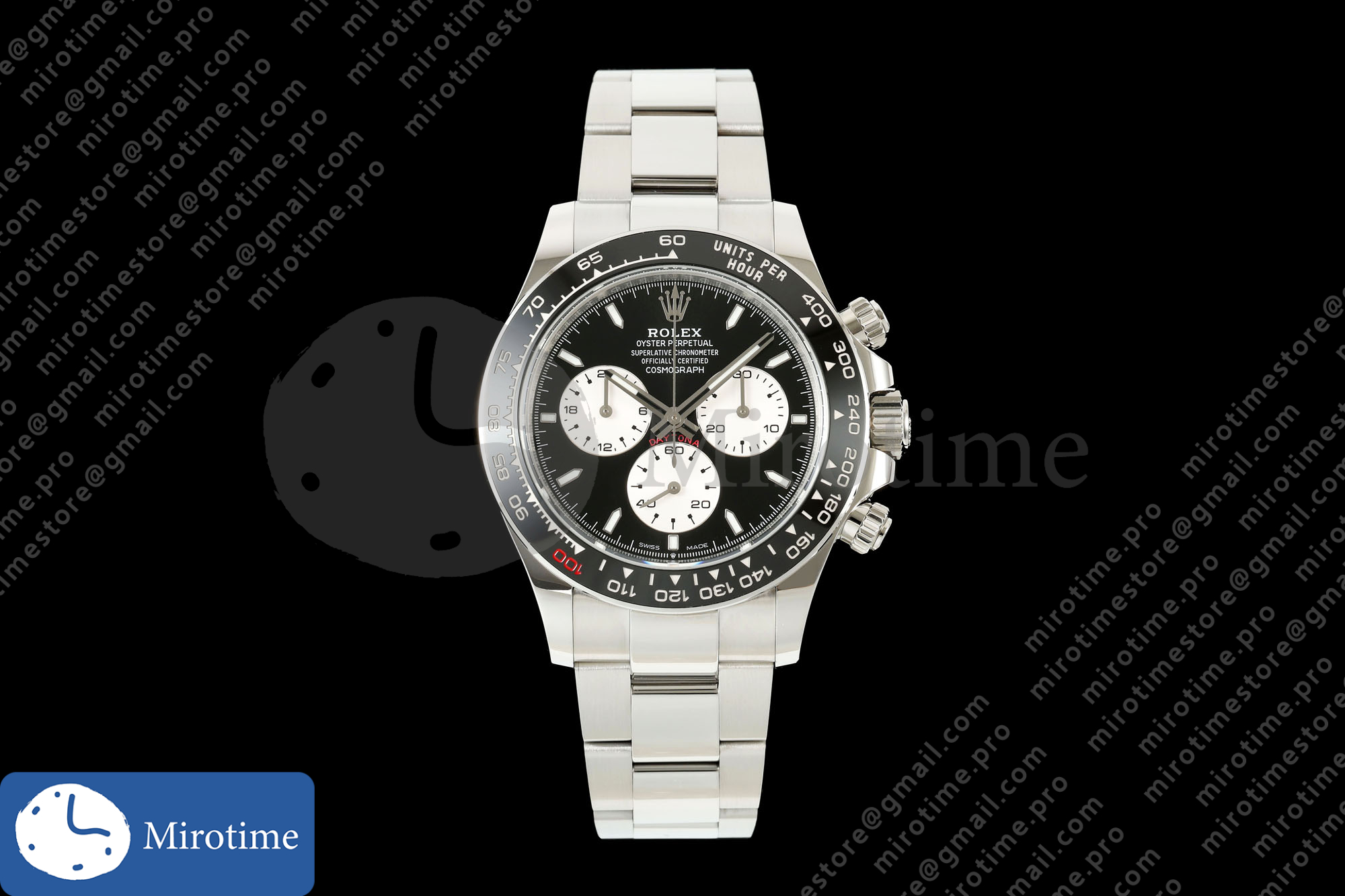Daytona 126529 LN Le Mans RWF 1:1 Best Edition on SS Bracelet JH4132 Free Sprung (Weighted)