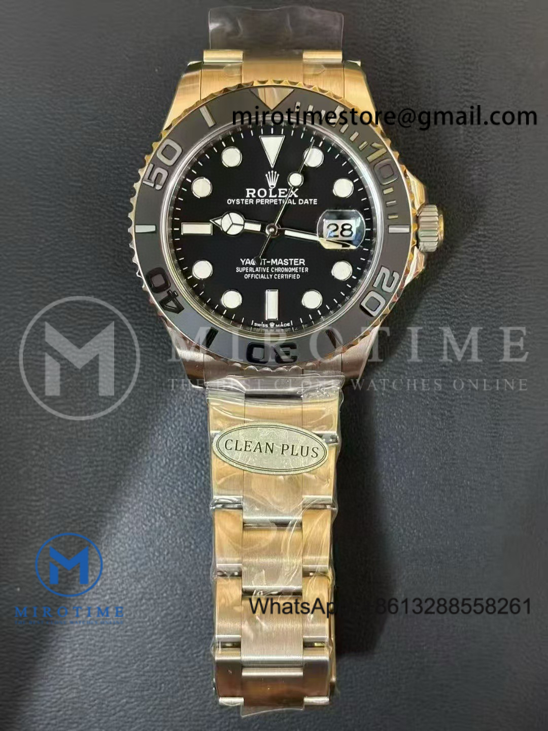 Yacht-Master 226627 Titanium Clean Plus 1:1 Best Edition Black Dial on Titanium Bracelet DD3235