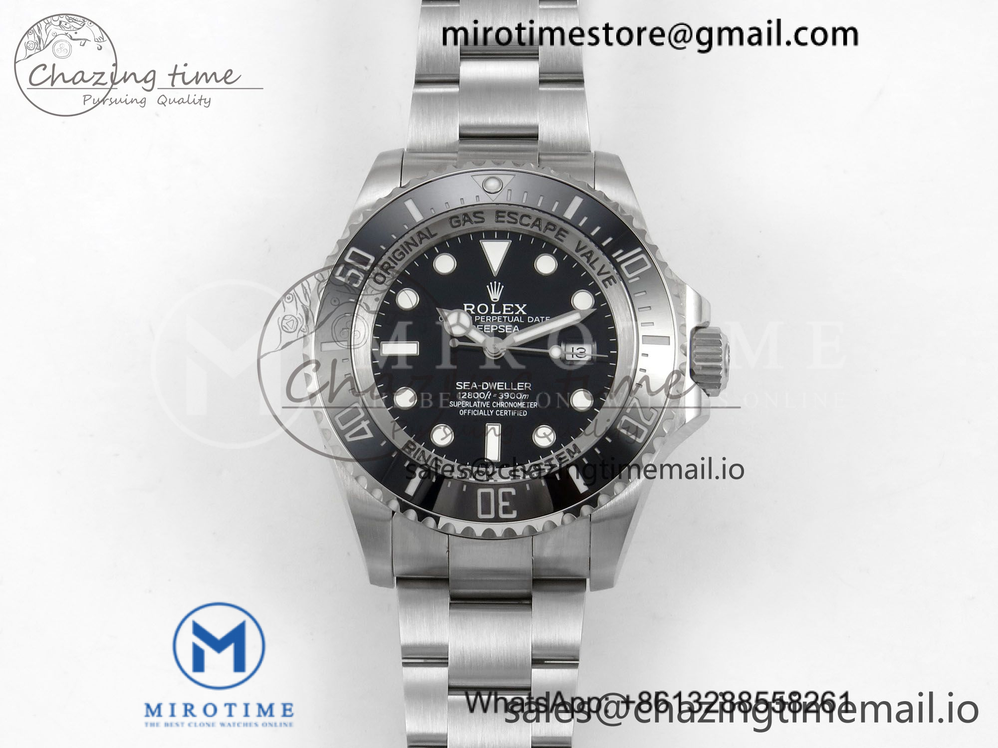 Sea-Dweller DEEPSEA 126660 QF 1:1 Best Edition 904L SS Case and Bracelet QF3235