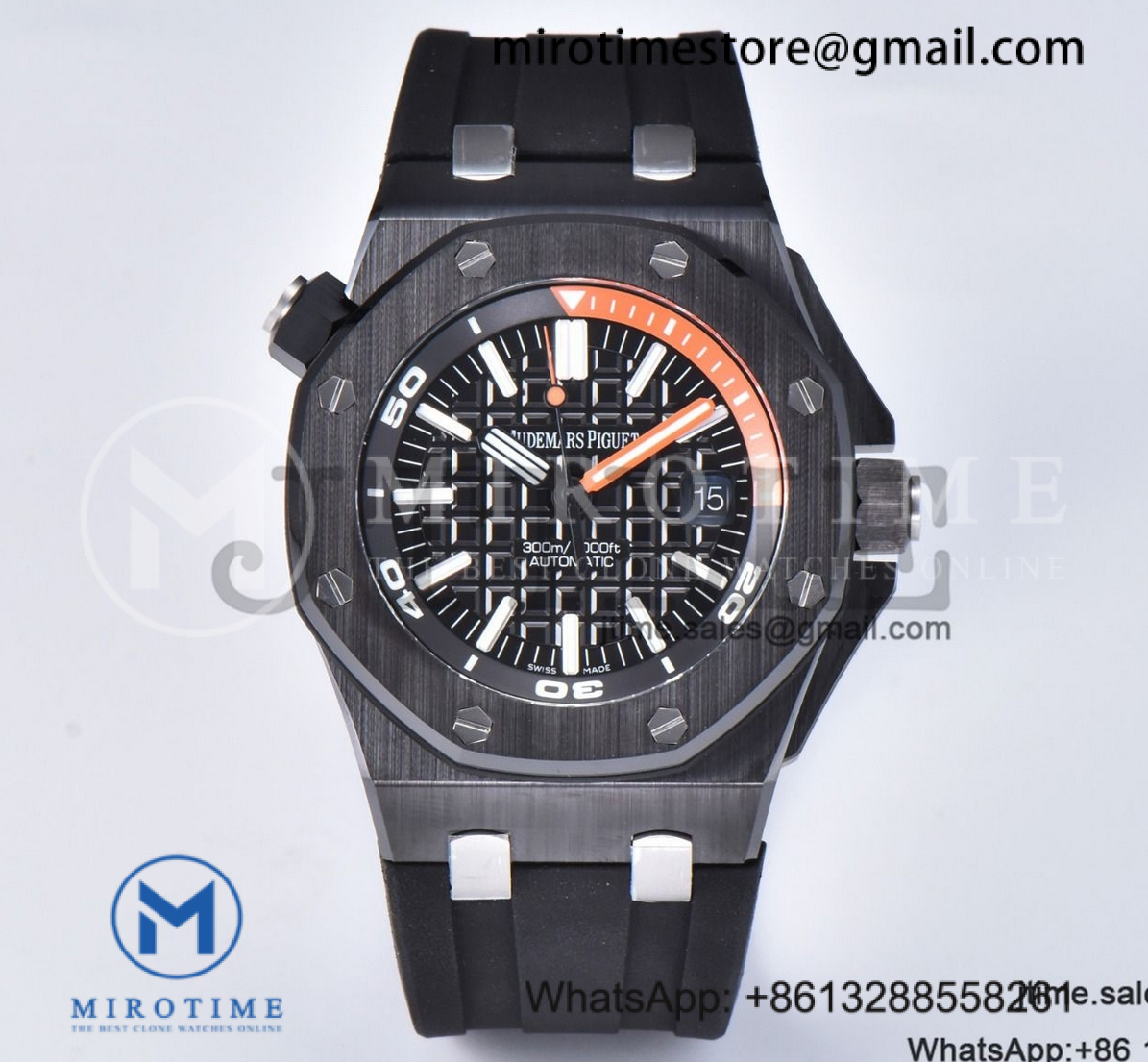 Royal Oak Offshore Diver 15707 Black Ceramic APSF 1:1 Best Edition SA3120 Super Clone