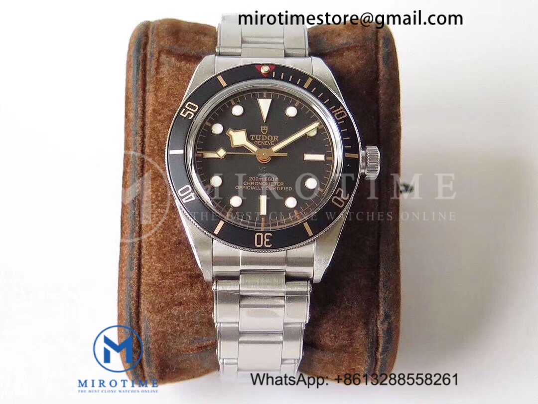 Heritage Black Bay Black Bezel ZF 1:1 Best Edition 41MM On SS Bracelet A2824 V5