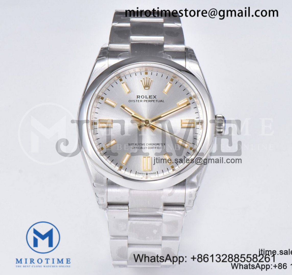 Oyster Perpetual 126000 36mm VSF 1:1 Best Edition 904L Steel Silver Dial VS3235