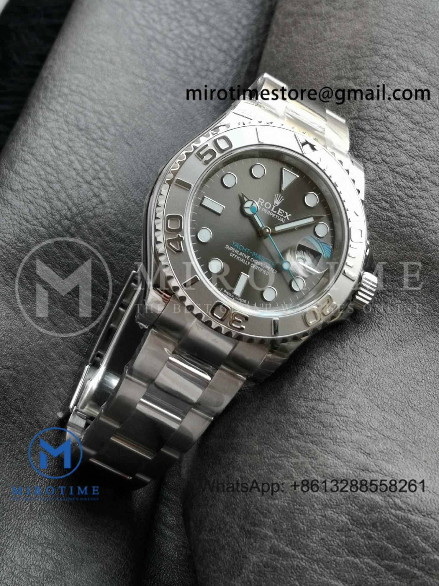 Yacht-Master 116622 904L Steel VSF 1:1 Best Edition Gray Dial on SS Bracelet DD3135