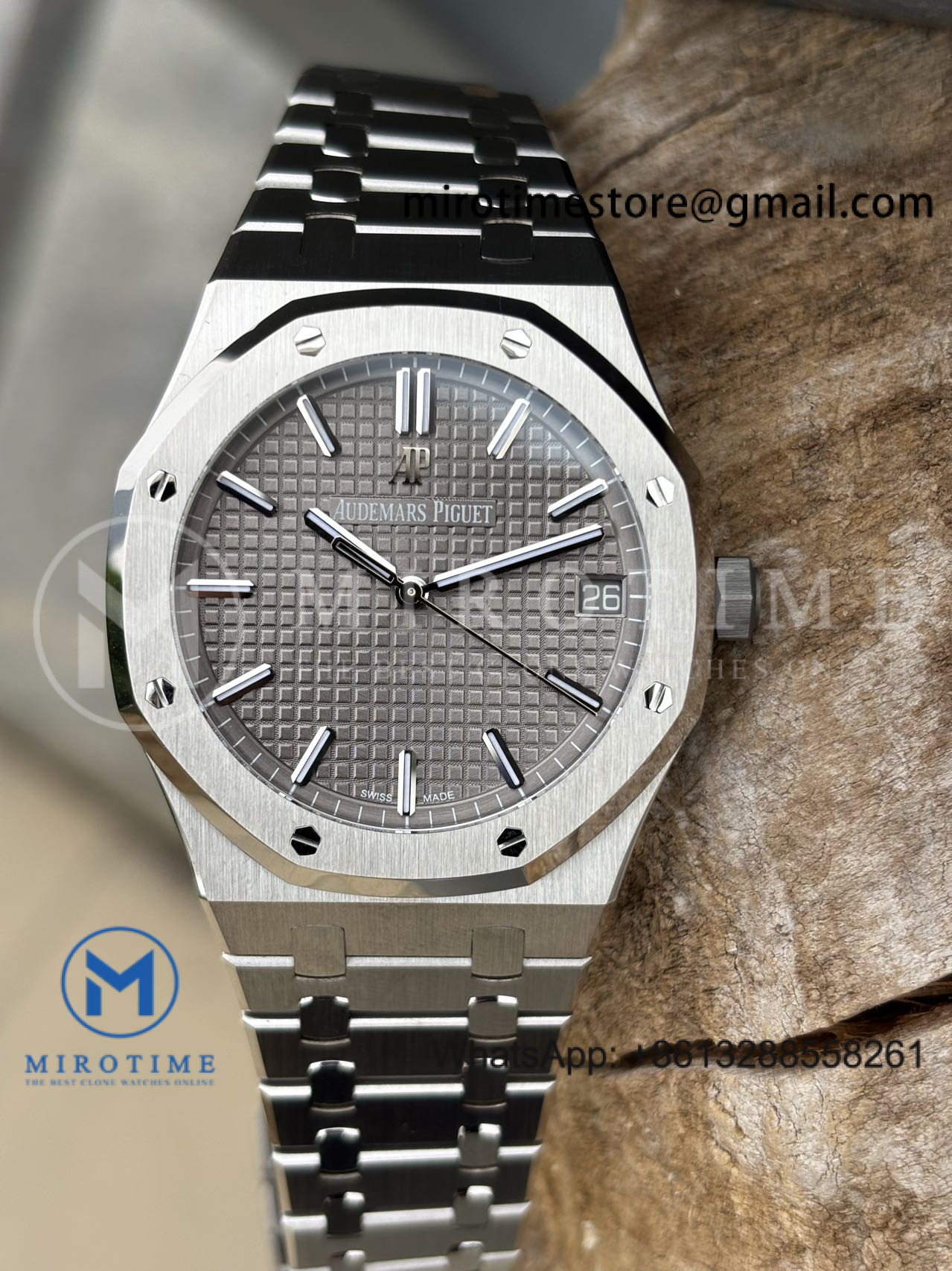 Royal Oak 41mm 15500 SS/SS Grey Dial VSF DD4302 Super Clone