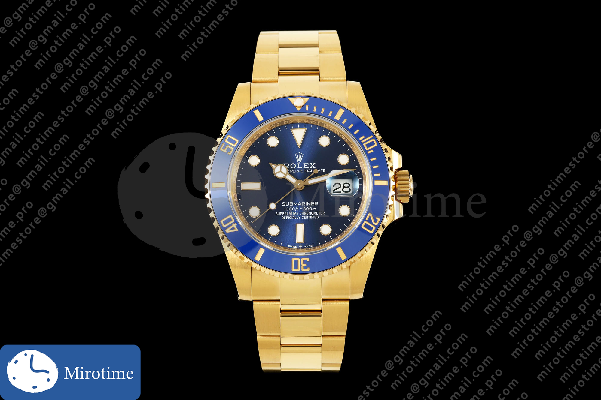 Submariner 41mm 126618 LB RCF 1:1 Best Edition on YG Bracelet JH3235