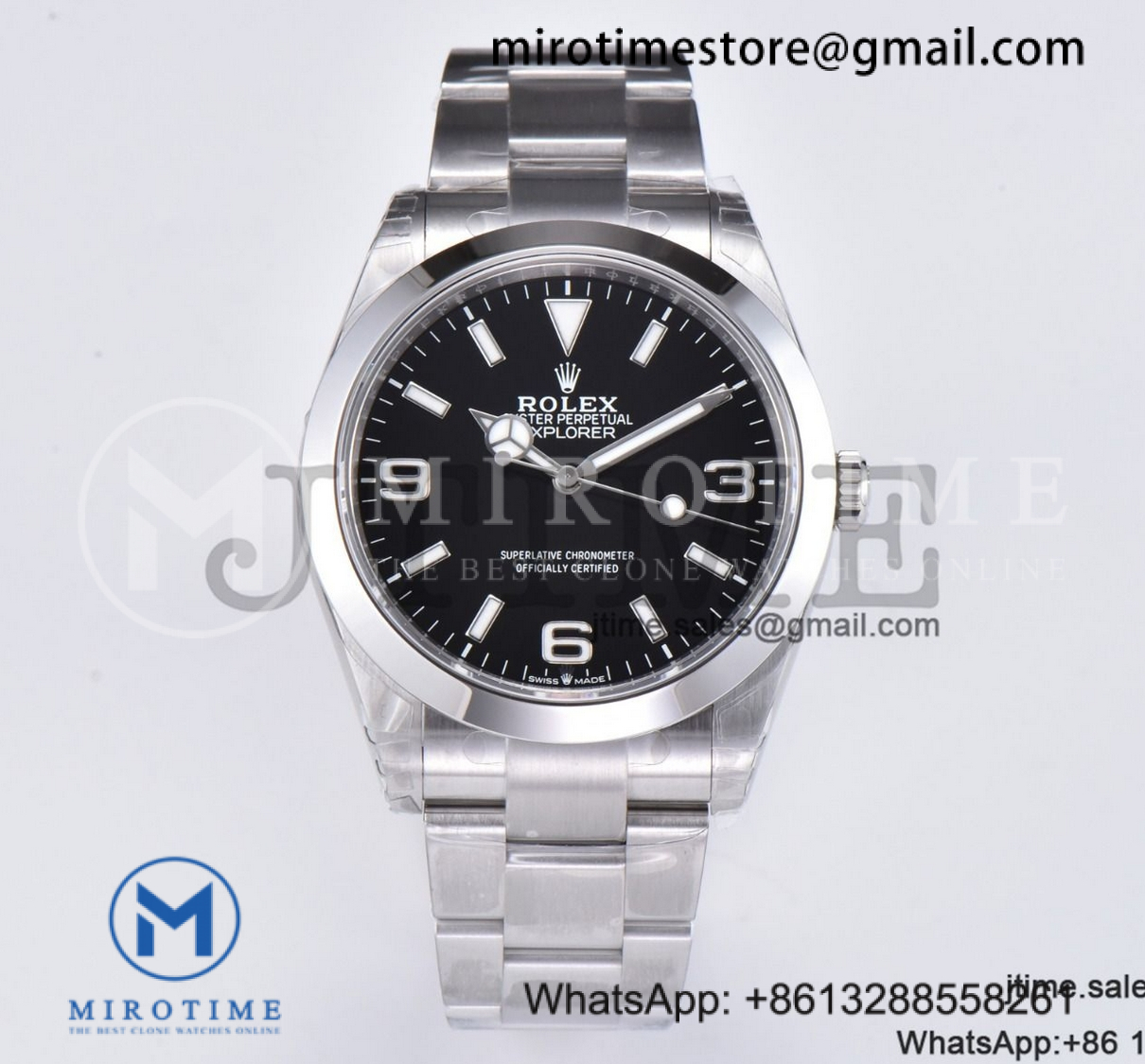 Explorer I 224270 40mm SS/SS Black Dial VSF VS3230