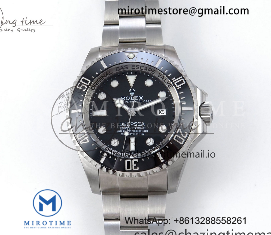 Sea-Dweller 136660 904L SS EWEF Best Edition Black Dial on SS Bracelet A3235