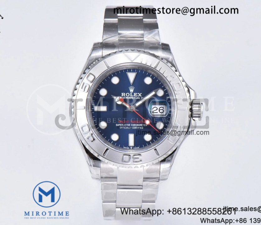 Yacht-Master 126622 904L Steel VSF 1:1 Best Edition Blue Dial on SS Bracelet VS3235
