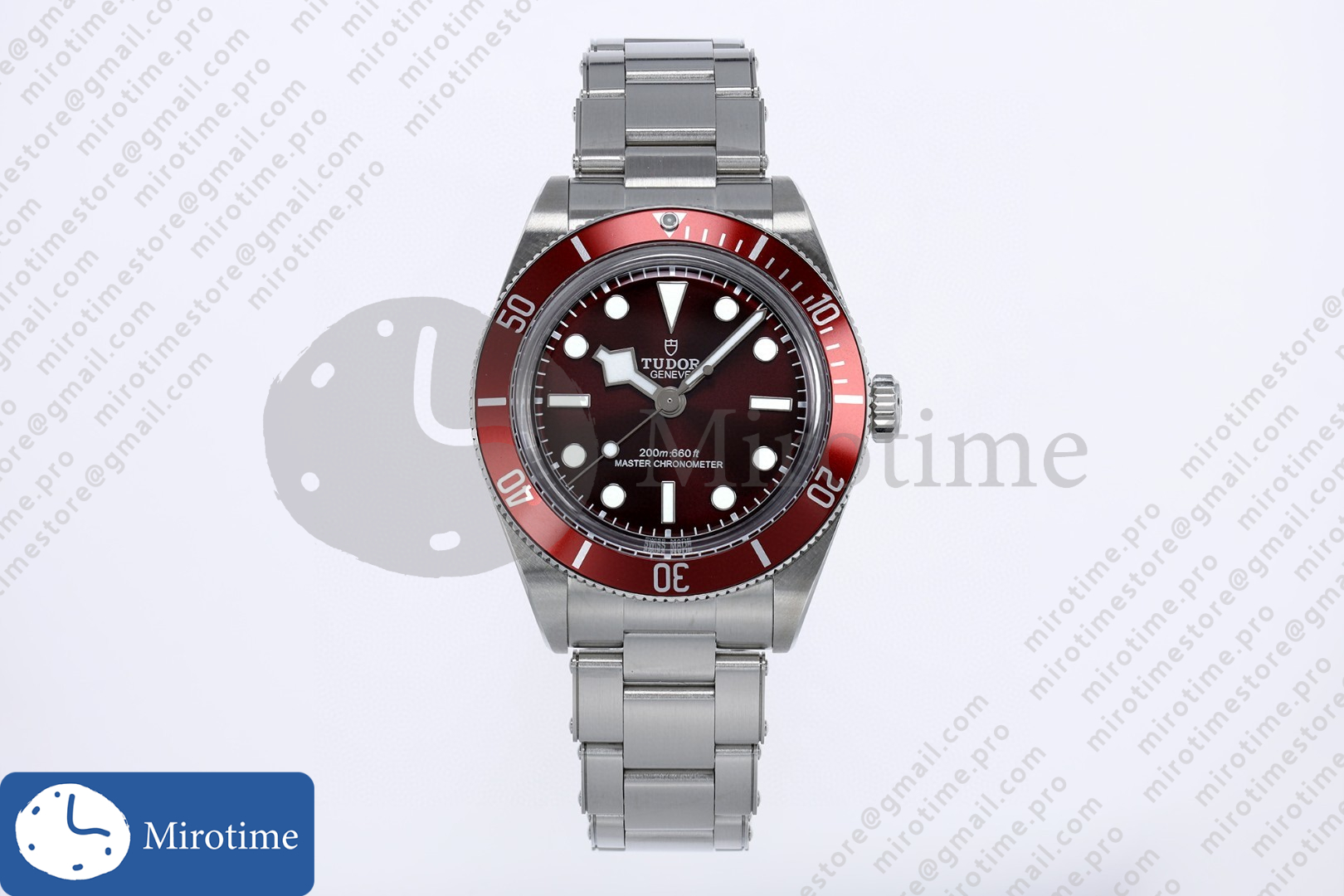 Black Bay 58 39mm SS ZF 1:1 Best Edition Red Dial on Oyster Bracelet A2824