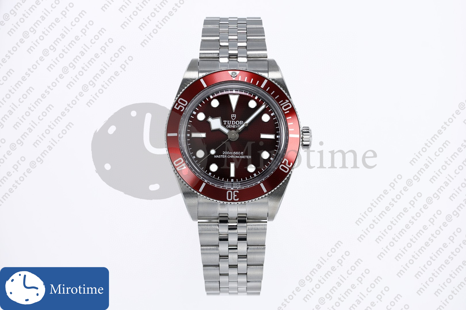 Black Bay 58 39mm SS ZF 1:1 Best Edition Red Dial on Jubilee Bracelet A2824