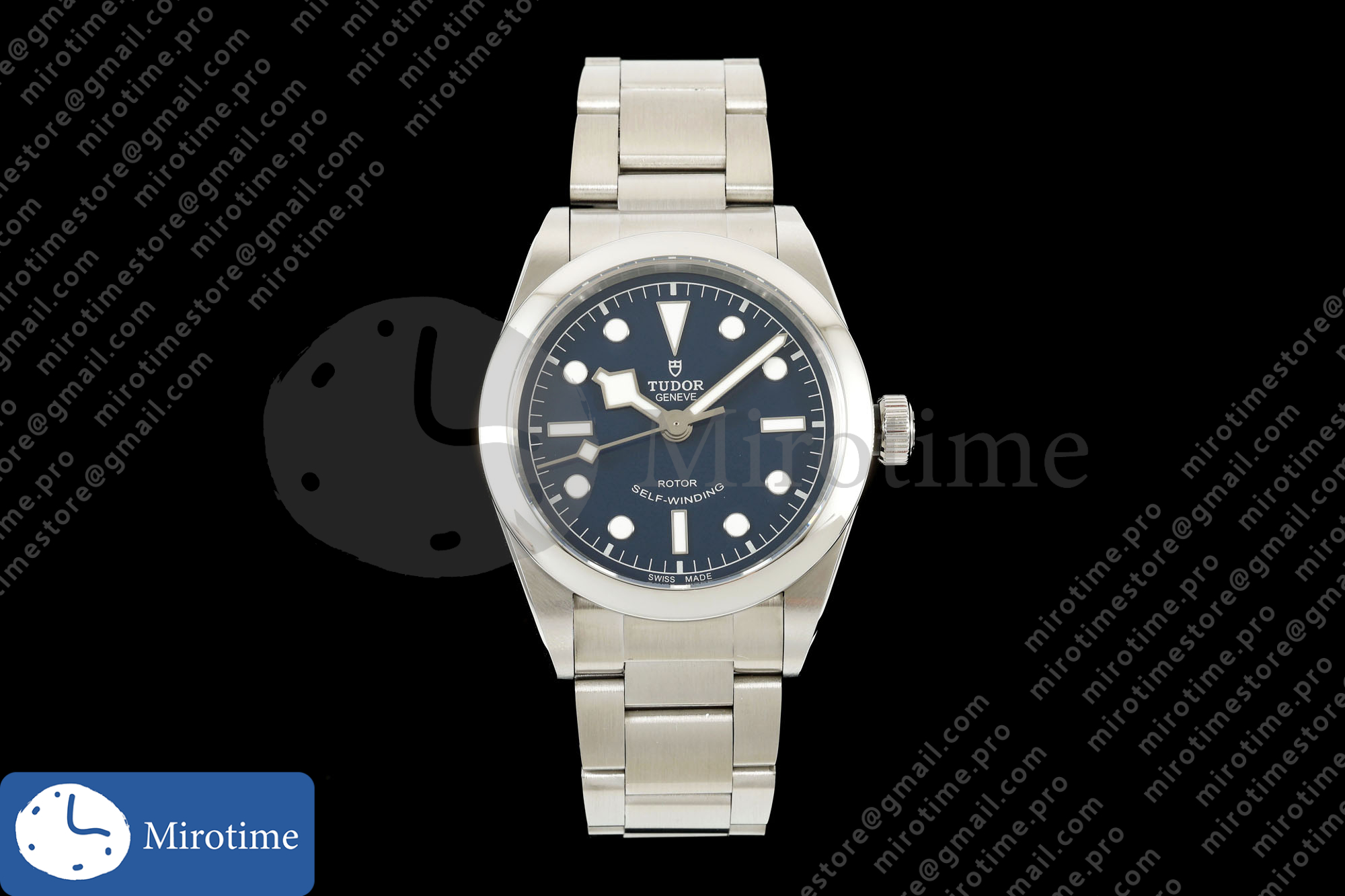 Black Bay 36mm SS KRF 1:1 Best Edition Blue Dial on SS Bracelet A2824