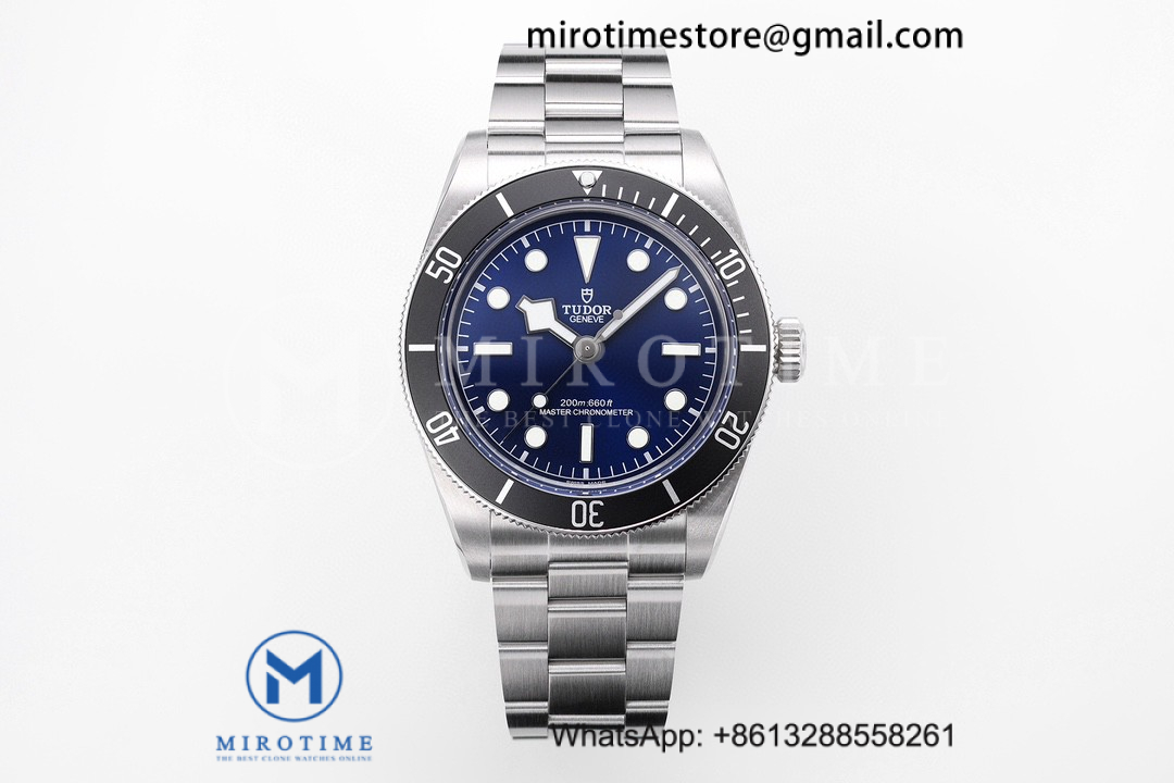 Heritage Black Bay 43mm SS ZF 1:1 Best Edition Blue Dial on SS Bracelet A2824