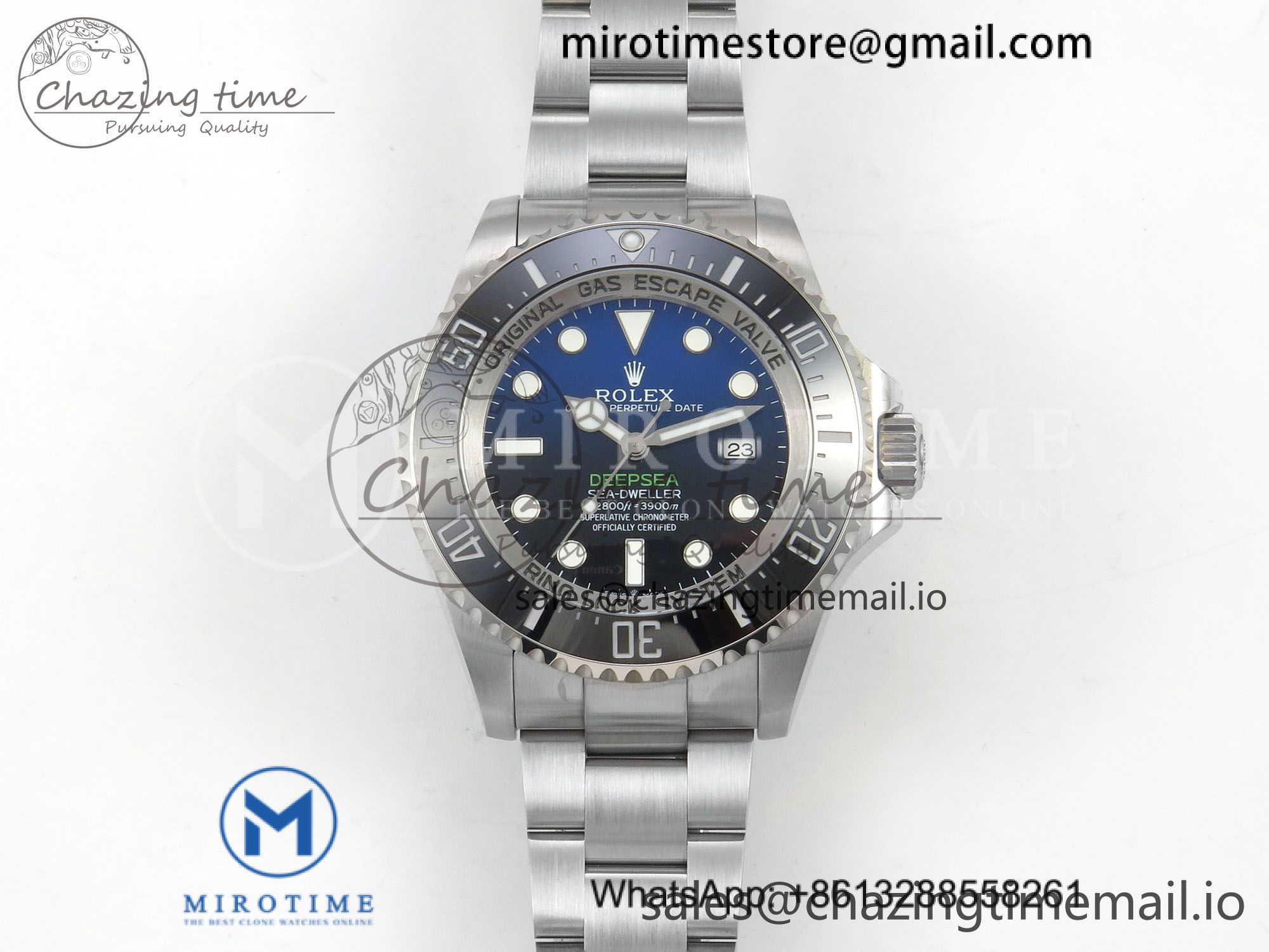 Sea-Dweller DEEPSEA 126660 “D-BLUE” QF 1:1 Best Edition 904L SS Case and Bracelet QF3235