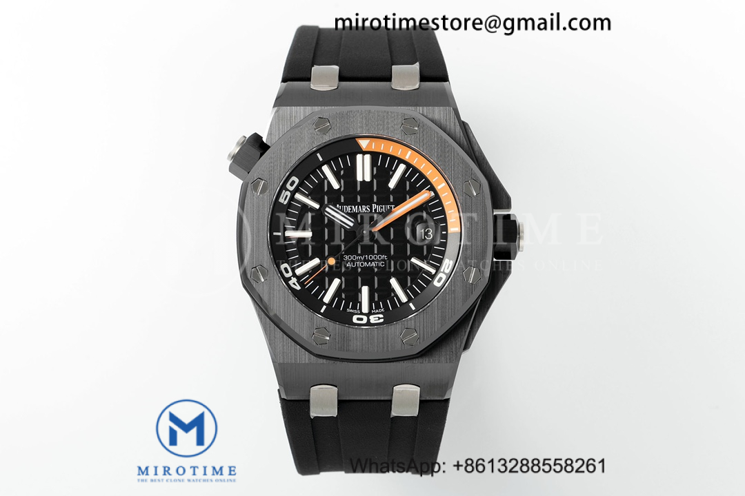 Royal Oak Offshore Diver 15707 Black Ceramic ZF 1:1 Best Edition SA3120 Super Clone
