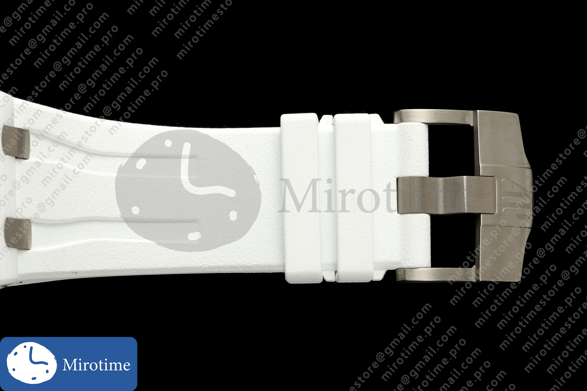 Royal Oak Offshore 44mm White Ceramic JF 1:1 Best Edition White Dial on Rubber Strap A3126 — photo 21