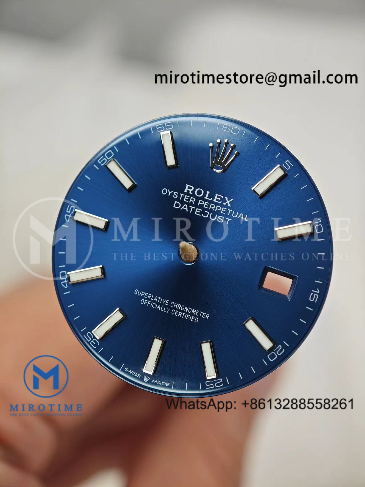 Genuine DateJust 41 Blue Dial Gen Set Mod Service