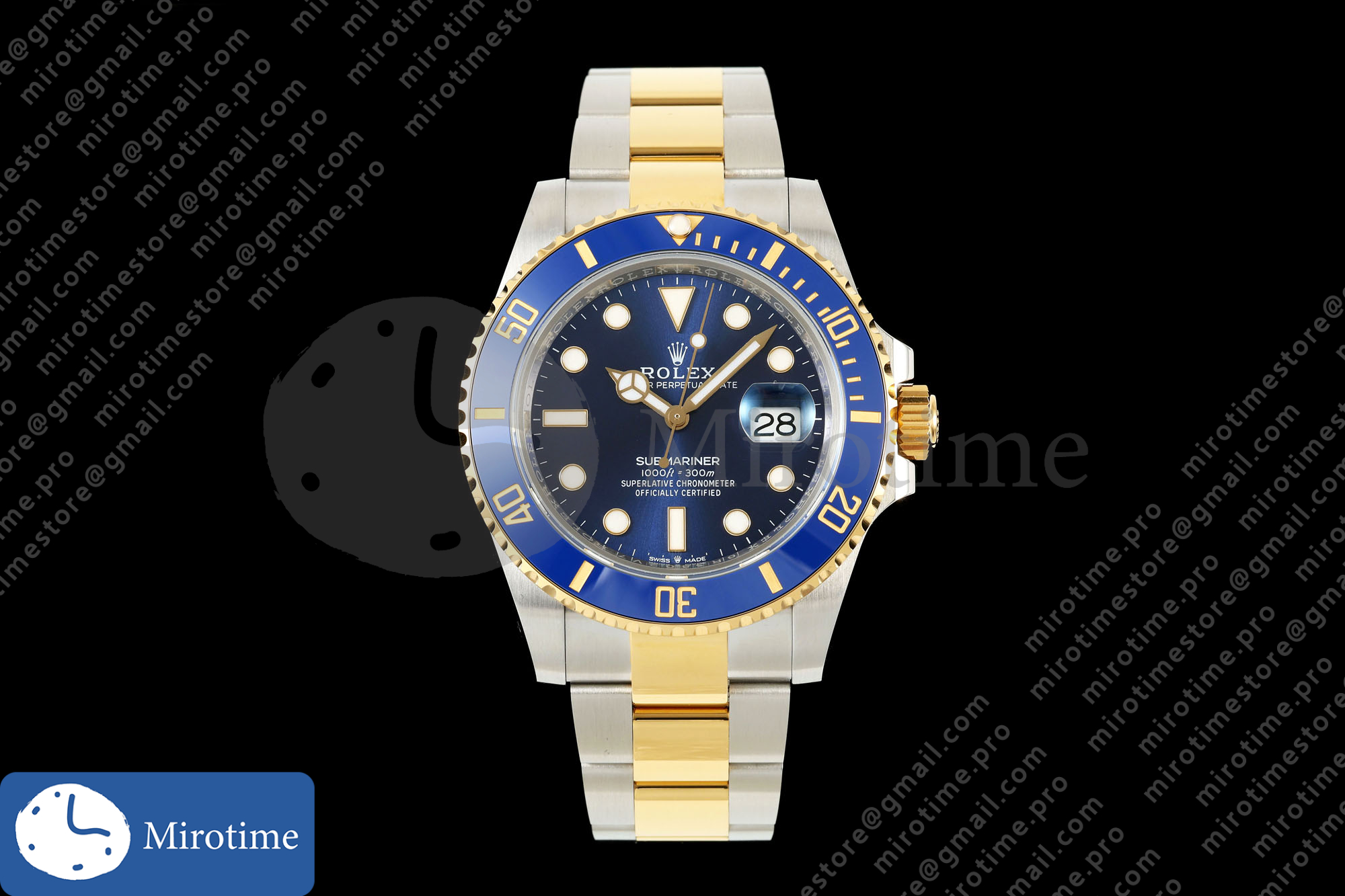 Submariner 41mm 126613 LB RCF 1:1 Best Edition on SS/YG Bracelet JH3235